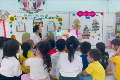 TỔ CHỨC HOẠT ĐỘNG HỌC KỂ CHUYỆN CHO TRẺ MẦM NON THEO HƯỚNG LẤY TRẺ LÀM TRUNG TÂM TẠI TRƯỜNG MẦM NON NGHĨA DÕNG.