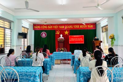 Chi bộ Trường MN Nghĩa Dõng tổ chức học tập, quán triệt Nghị quyết Đại hội đại biểu Đảng bộ tỉnh Quảng Ngãi lần thứ nhất nhiệm kỳ 2025 – 2030